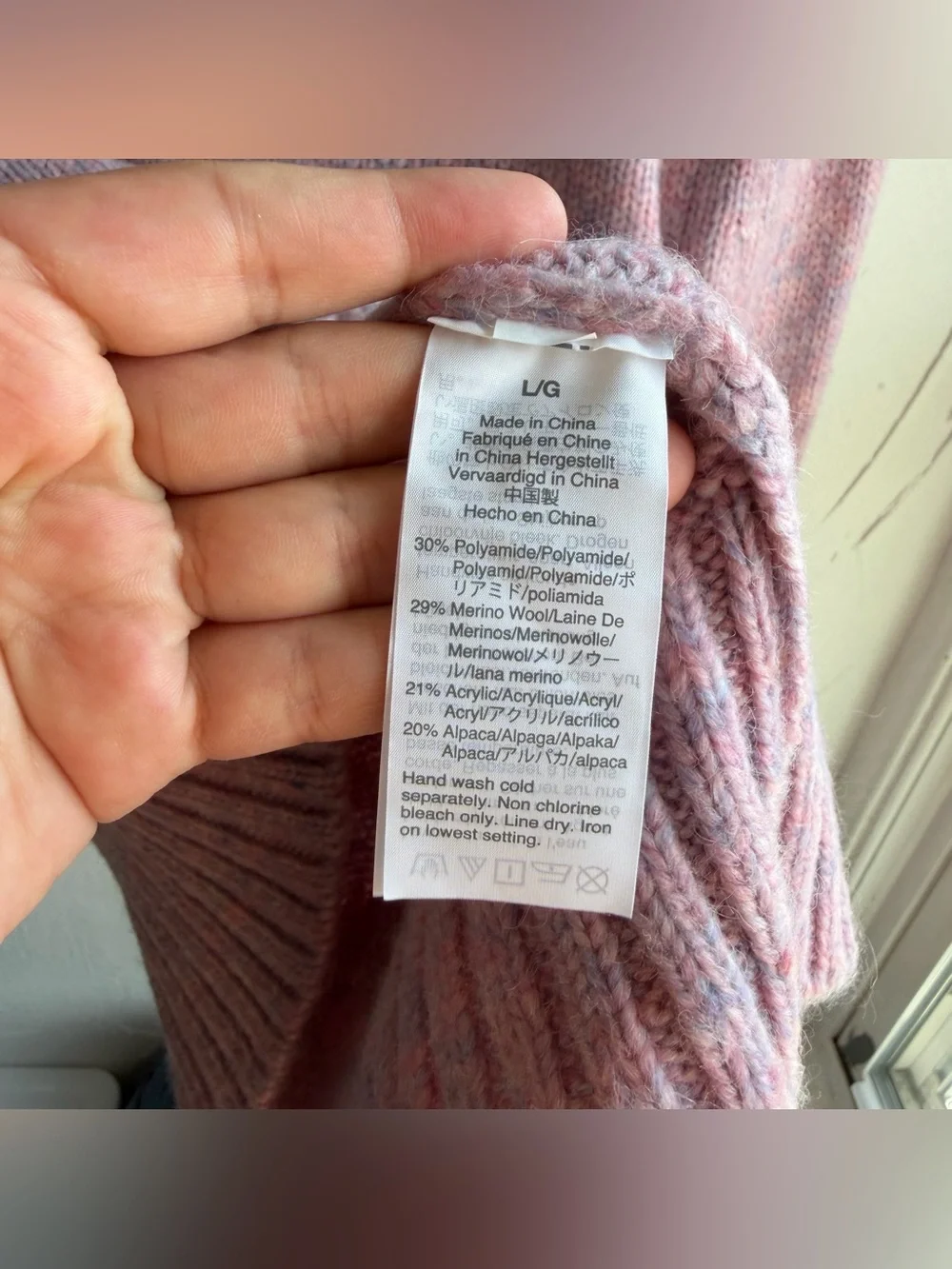 NWT JCrew Alpaca-blend crewneck sweater Size Large